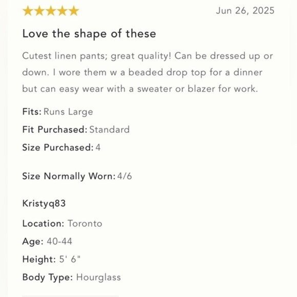 NWT Size 10 - Anthropologie Linen Extended Waist Pants (NWT US$ 138) - Picture 11 of 16